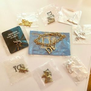 Diamonds International Caribbean Charm Collection Bracelet and Charms